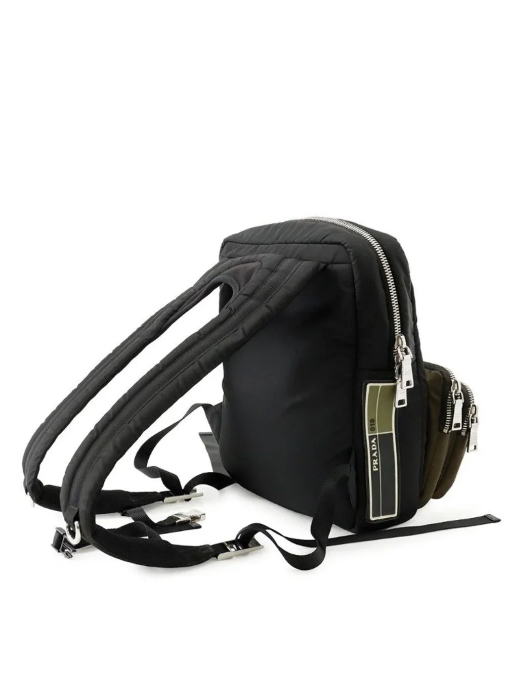 Prada Backpack Pocket Nylon Black